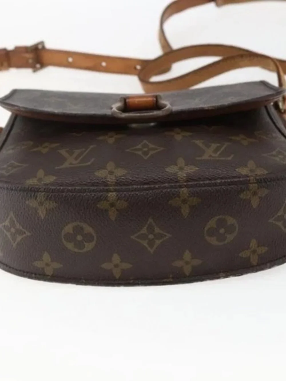 LOUIS VUITTON Monogram Saint Cloud MM Shoulder Bag M51243 LV Auth 169871 - Picture 5 of 16